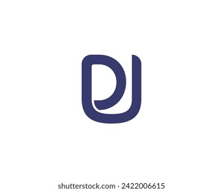 DU UD Logo design vector template