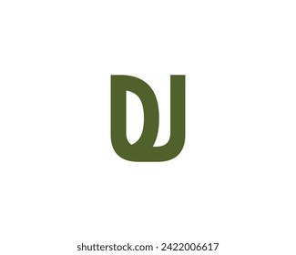 DU UD Logo design vector template