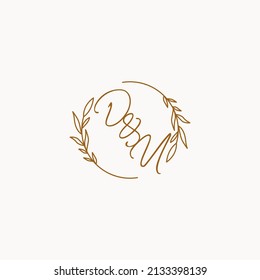 DU wedding initials logo design ideas