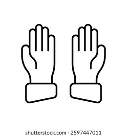 Dua Vector icon stock illustration