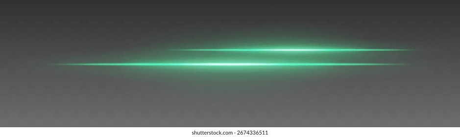 Icono de conjunto de haz doble. Dos estrechas líneas brillantes que crean un efecto de movimiento rápido. Asistencias de fondo transparentes, movimiento digital e interfaces de velocidad.