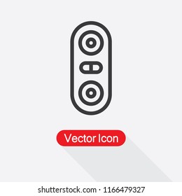 Dual Camera Icon Vector Illustration Eps10