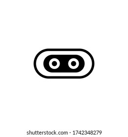 Dual Camera Icon Vector Illustration