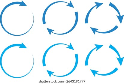 Dual semi circle arrow set.Replaceable design,Two side arrow icon symbol, app and logo design, red blue arrow icon,vector illustration,
