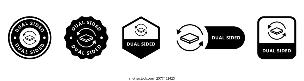 Dual Sided - vector signs for packaging. 