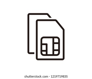 Dual Sim Card Icon