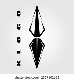 Dual Spear Head Icon Vector