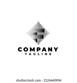 Dual tone F rectangle box logo design template. Letter F initial logo