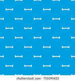 Dual wheel self balancing electric skateboard pattern repeat seamless in blue color for any design. Vector geometric illustration