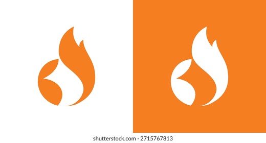 A dual-meaning logo featuring a fox formed through clever negative space, symbolizing intelligence, agility, and creativity in a clean, modern design