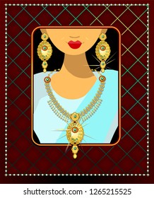  Dubai Bride Jewelry Sets For Women.Dubai Gold Souk.South Indian Bridal Jewellery.