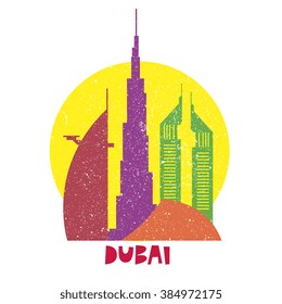 dubai logo images stock photos vectors shutterstock https www shutterstock com image vector dubai city downtown skyline color skyscrapers 384972175