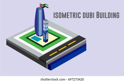 Dubai isometric city
