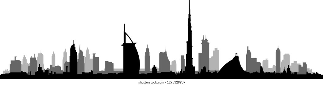 Dubai Skyline Cityscape