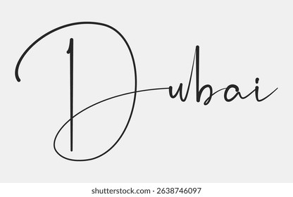 Dubai Text, Arabic Style Calligraphy, Dubai Signature Calligraphy, Arabic Handwriting Concept, Dubai Text Signature, Dubai Signature Art, Text Signature