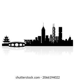 Dubai United Arab Emirates skyline silhouette black isolated vector