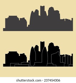 Dubai, United Arab Emirates skyline
