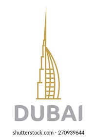 Dubai Vector Icon Symbol