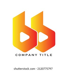 Dubble bb Letter Logo design 
