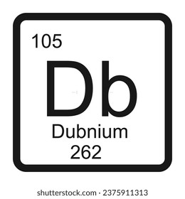 dubnium icon vector illustration design