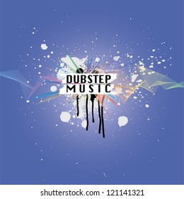 dubstep music vector