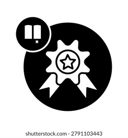 ducation Achievement Award Line Icon
