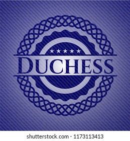 Duchess with denim texture