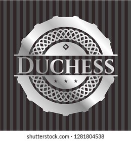 Duchess silver shiny emblem