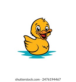 duck abstract logo modern style