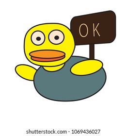 The duck is agree with you.