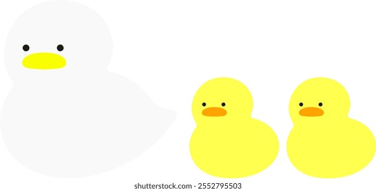 duck baby family character kids