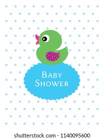 duck baby shower card