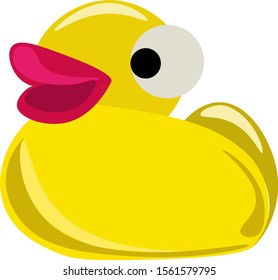 Duck for bathing, illustration, vector on white background.