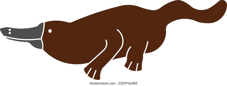 Duck billed platypus Australia animal wild Flat