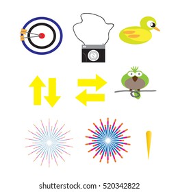 Duck and Bird icons.