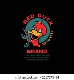 Duck Brand Tattoo Illustration Vintage