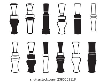  Duck Call vector for print, Duck Call clipart, Duck Call vector illustration