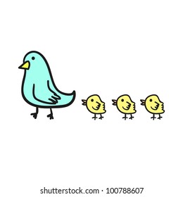 Duck cartoon