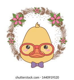 Duck cartoon design vector illustrator