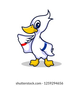 Duck Cartoon Mascot