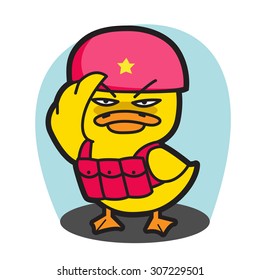 DUCK CARTOON  VECTOR Set 92