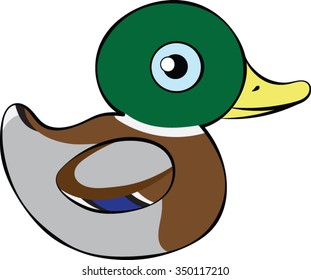 Duck Clip Art - vector Illustration 