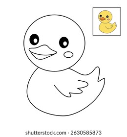 Duck coloring pages for kids. Trace and color duck. Duck outline. Letters D is for Duck. Fun animal worksheets printable for summer activity.