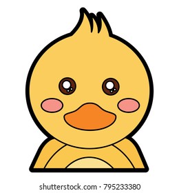 duck cute animal icon image 
