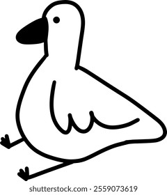 duck cute drawn style for templates.