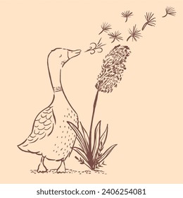 Duck design, fashion illustration.tshirt print design and more