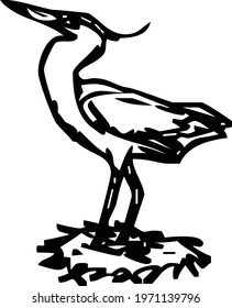 duck drawing vector design illustration