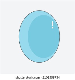 Duck Egg Blue With White Background