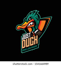 duck esports gaming logo animals