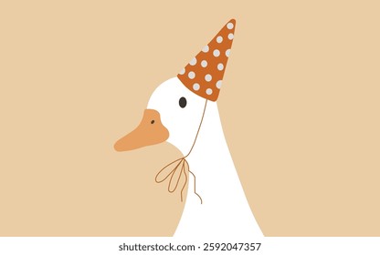 Duck face illustration vector graphics